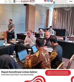 Rapat Koordinasi Lintas Sektor Aspiring Geopark Wadjakensis Tulungagung